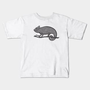 Chameleon Ink Art - cool and cute animal design (on white) Kids T-Shirt